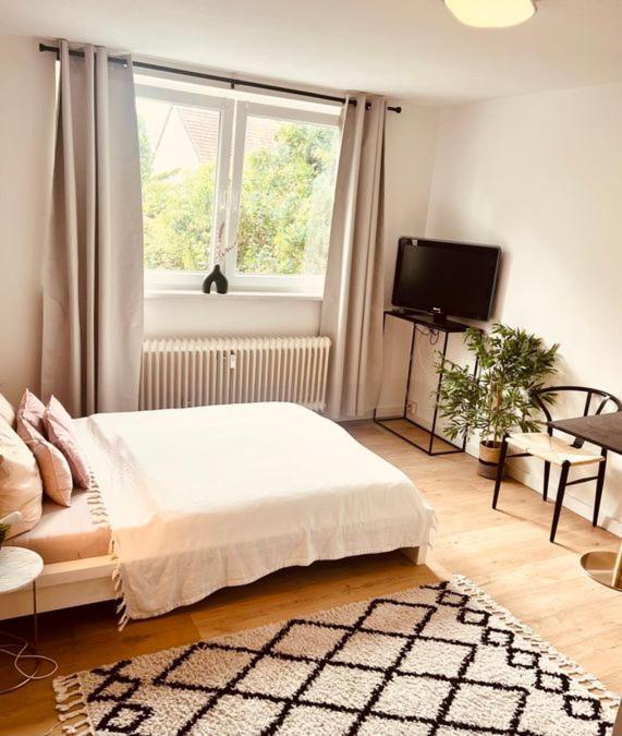 Ferienwohnung An Der Uniklinik Mit Eigener Kueche Und Renoviertem Badezimmer Homburg  Eksteriør billede